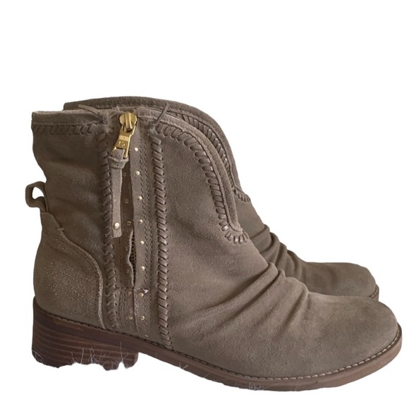 ANTHROPOLOGIE LATIGO Portabello Suede “Cressa” Ankle Boots Size 6 -- New w/o box - Picture 4 of 10